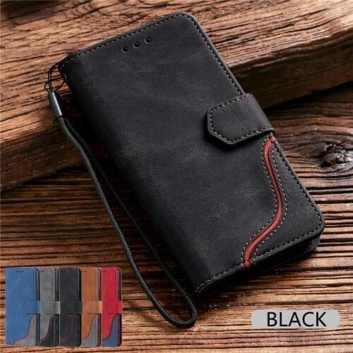 Luxury Contrast Color Leather Flip Case For Apple iPhone 6 S Plus 6Plus 6SPlus 6G Protection Phone Cases Wallet Cover