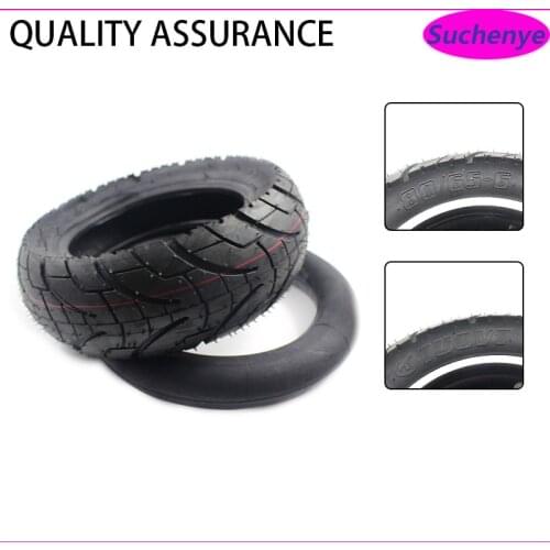 TUOVT 10 Inch 80/65-6 Tire 10x3.0 Tyre for Folding Electric Scooter ZERO 10X Dualtron KUGOO M4 Thickened Widened Tire