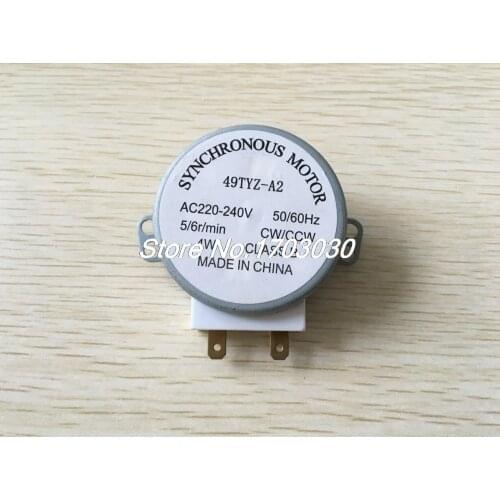 49TYZ-A2 AC 220-240V 4RPM Synchronous Motor for Microwave Oven