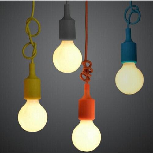 Modern Personality bar colorful pendant lamp display clothes store