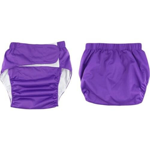 Super Large Reusable Adult Diaper for Old People and Disabled, Size Adjustable Waterproof Incontinence Pants Underwear