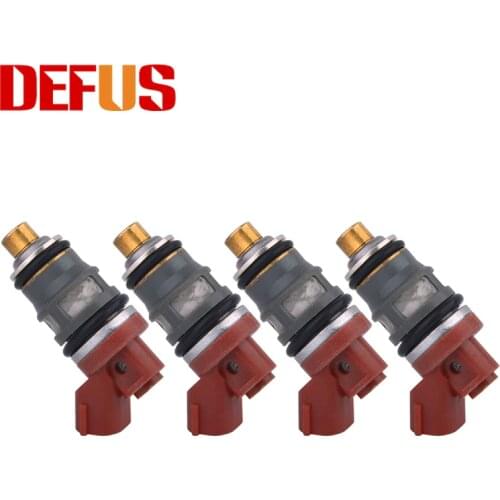 DEFUS 4pcs Fuel Injector High Performance 23250-76020/23209-79055 For Previa 2.4L Fuel Injector 23250-76020/23209-79055