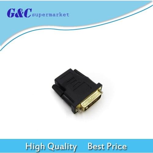 Superior Quality DVI-D Male (24+1 pin) to HDMI Female (19-pin) HD HDTV Monitor Display Adapter diy electronics
