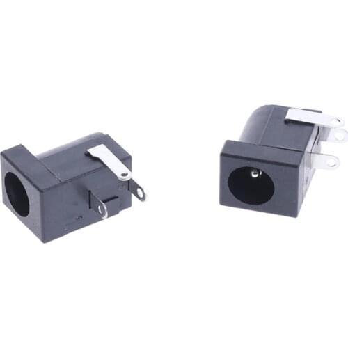 High Quality 20pcs DC-005 PCB Mount 5.5 x 2.1/2.5 mm Female DC Power Jack Plug Socket