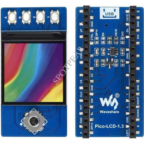 1.3 inch LCD Display Module Raspberry Pi Pico 1.3inch Screen 65K Colors SPI 240×240
