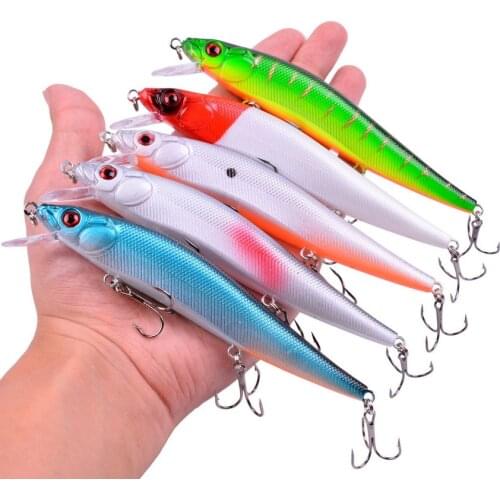 10pcs Minnow Fishing Lures Set 14cm 23g Crankbait Trout Fishing Lure Artificiai Saltwater Pesca Hard Bait Sea Swimbait