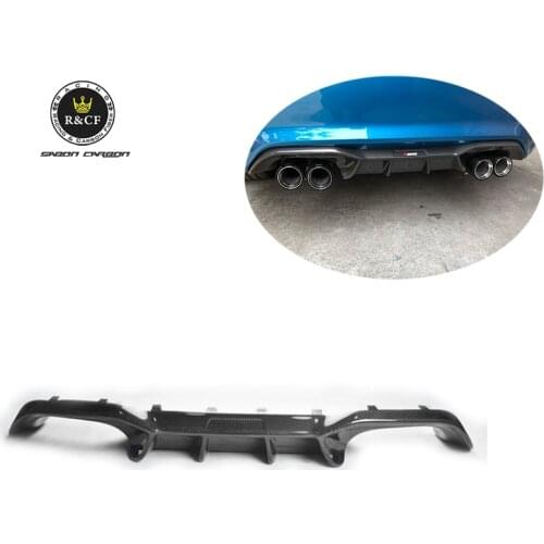 16-19 For BMW F87 M2 M2 COMPETITION AKP style carbon fiber rear diffuser lip