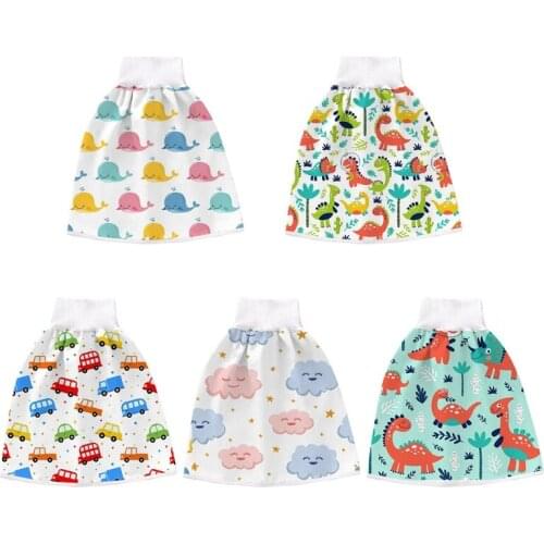 2 in 1 Comfy Infant Baby Diaper Skirt Waterproof Absorbent Washable Shorts Pants Q1FE