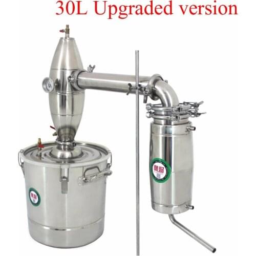 30L capacity Stainless steel water distiller alcohol Wine brewing machine equipment Alcohol Vodka Liquor distiller pot/boilers