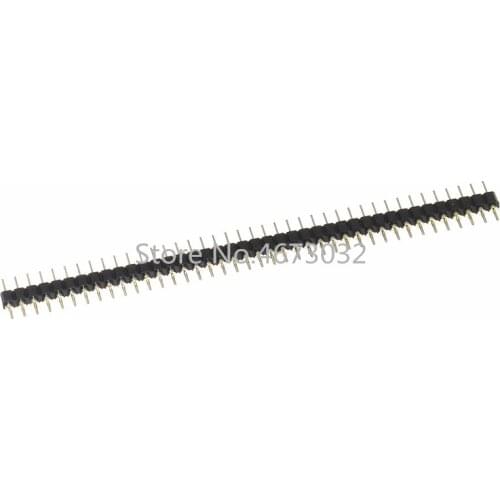 5pcs 1*40 PIN Single row round hole row needle DIP spacing 2.54 mm high quality gold plating environmental protection
