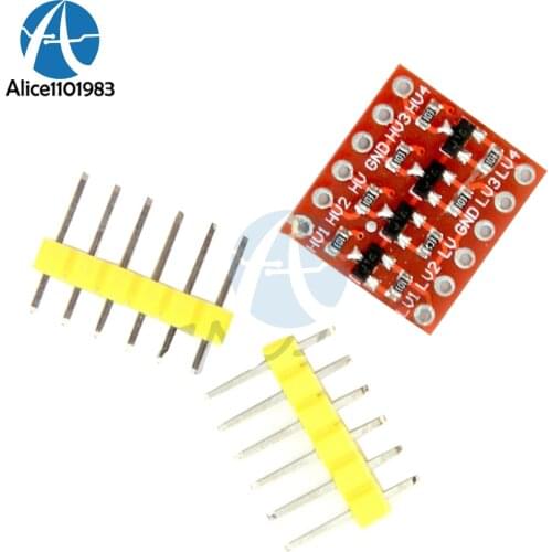 5Pcs 4 Channel I2C IIC Bi-Directional Logic Level Converter Diy Kit Electronic PCB Board Module For Arduino Compatible System