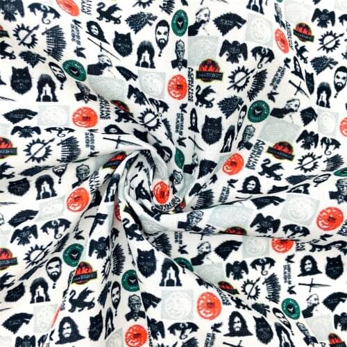 50*145cm Game Patchwork Printed Polyester Cotton Fabric Tissue Sewing Quilting Fabrics Needlework Material DIY,c18998