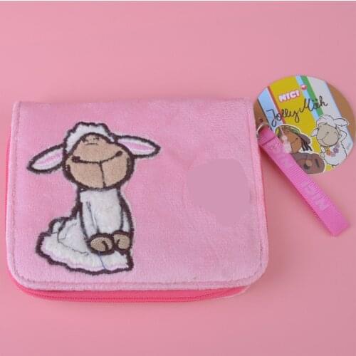 Pink Skirt Sheep Plush Toy Wallet, Kids Child Purse Gift Free Shipping
