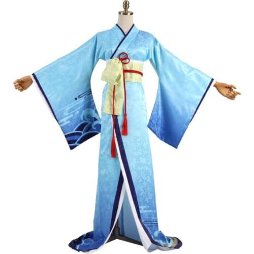 Game Shiranui Onmyoji SSR Shiranui Diver Ali Kimono Cosplay Costume Uniform Dress Halloween Costume Gift