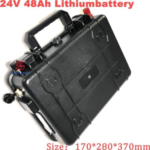 7S 24v 48Ah 50Ah Lithium Battery Pack Li Ion for UPS Slar Energy Storage System Golf Cart Motorbike+29.4V 5A Charger