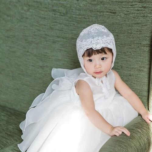 Cute White Dress Newborn 1st Birthdays Dress For Baby Girl Dresses Party And Weding Girl Clothes Baptism Princess Tutu Dress