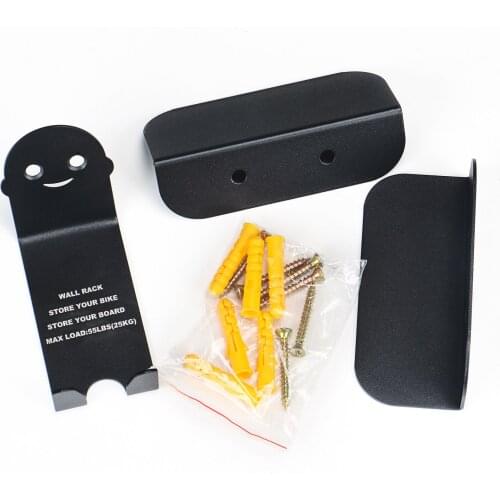 Black Bike Bicycle Cycling Pedal Padlocks Holder Tire Wall Mount Support Storage Hanger Stand Rack Bicycle Accessory