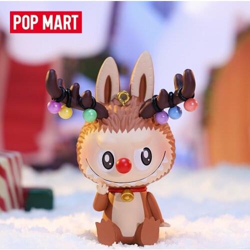 Original POPMARTLABUBU Christmas Series Blind Box Toy Figurine Determined Style Cute Anime Character Gift Free Shipping