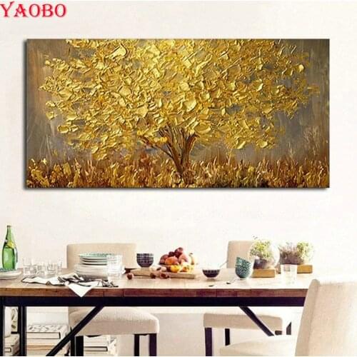 Full Square Round Drill Diamond Painting Money Tree 5D DIY Mosaic Diamond Embroidery Cross Stitch Rhinestone Decoration Large