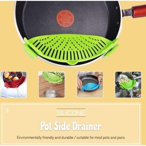 Silicone Pot Side Drainer