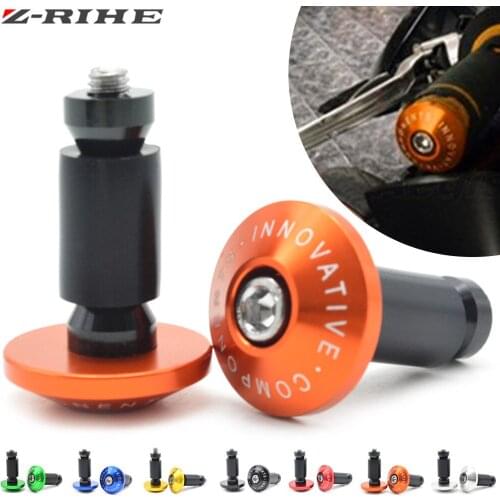 Universal Motorcycle Street Bike 7/8" Handlebar Grips Bar End Plugs for Honda Kawasaki Suzuki Yamaha BMW Ducati Triuph ect