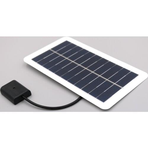 5V 400mA 2Watts Power Bank Battery USB Powerbank Solar Panel Charger Mobile Phone Waterproof Solar Cell Charge