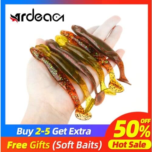 Ardea Soft Lure 110mm 10.2g T-tail Snake Head Artificial Silicone Fishing Bait Worm Wobblers Swimbait Trout Bass Fishing Tackle