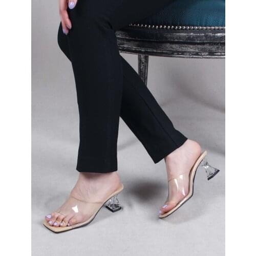 Womens Slippers Nude Modern Casual Low Heel Comfortable Summer Slippers 2021 Summer Season