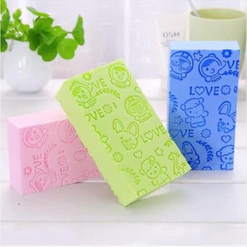3PCS Magic Exfoliating Bath Shower Sponge For Body Scrub Washing Foot Brush Body Scrubber Bathroom Supplies Skin Remover Clean
