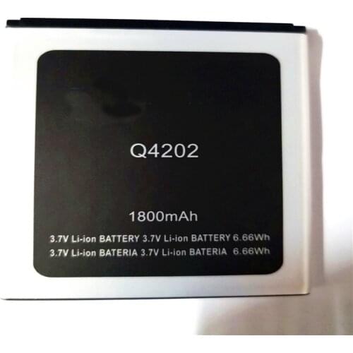 3.7V Battery 1800mAh for Micromax Q4202 Cell Phone Batteria Li-Ion Lithium Rechargeable Bateria with phone stander