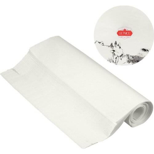 50 Sheets of Chinese Calligraphy Brush Ink Writing Sumi Paper Xuan Paper Rice Paper for Chinese Calligraphy Brush Writing Set