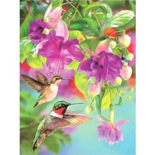 5D DIY Full Square/Round Drill Diamond Painting Flower Bird landscape Daimond Mosaic Diamant Embroidery Room Decoration GSF404