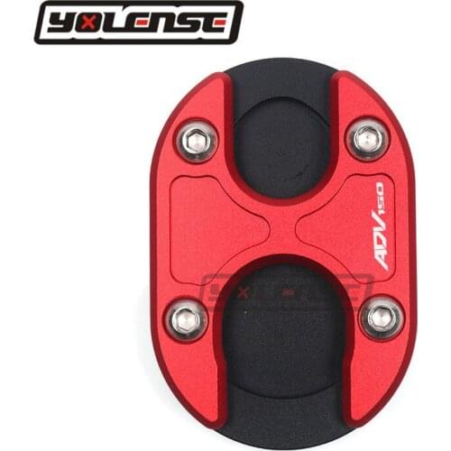 For HONDA ADV150 X-ADV150 ADV 150 2019-2020 Motorcycle CNC Aluminum Side Stand Pad Plate Kickstand Enlarger Support Extension