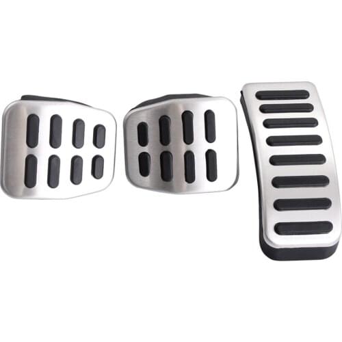 1 Set Stainless Steel Car Gas Brake Pedale Pedals for Audi A1 A2 A3 / S3 ( 8L ) 1995 - 2003 TT + Cabrio 8N Car Parts Accessories