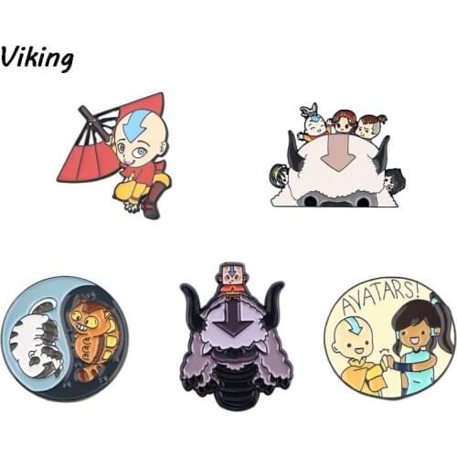 G1399 Anime Magic Story Figure Collection Hard Enamel Pin and Brooches Women Lapel Pin Backpack Bags Badge Kids Gifts