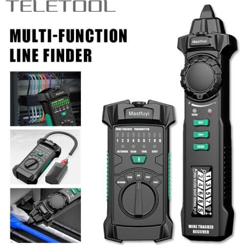 Digital Network Cable Tracker RJ11 RJ45 Detector Telephone Wire Tracer Cable Tracker Toner Tester Ethernet Line Finder