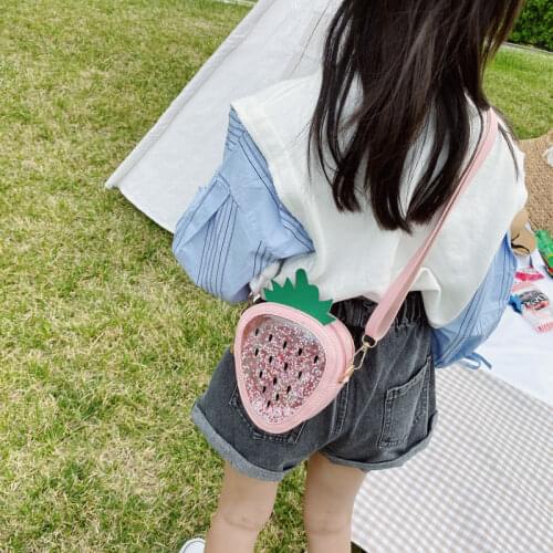 Kids Coin Purse Fashion Children Round Crossbody Bags Cute Messenger Handbag Accessories