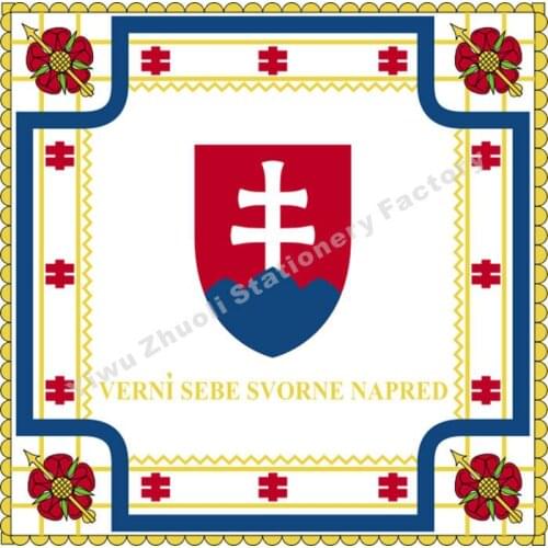 Slovakia State President 1939 Flag 120X120cm (4x4FT) 120g 100D Polyester Double Stitched High Quality Free Shipping