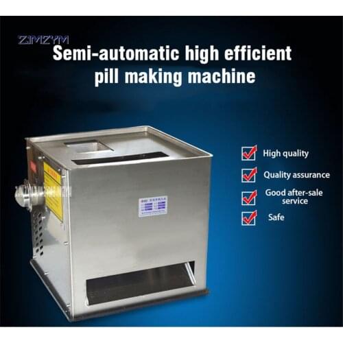 ZW-10 Semi-automatic high efficient pill making machine, 220V Stainless steel Material pill making machine, 5-10KG/H 0.4KW Power