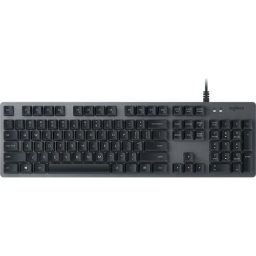 2017 Logitech K840 professional cable gaming gaming aluminum mechanical keyboard Genius