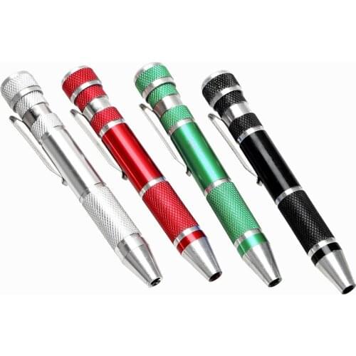 NICEYARD 8 in 1 Precision Screw Driver Pen Set Multi Aluminum Screwdriver Repair Tool