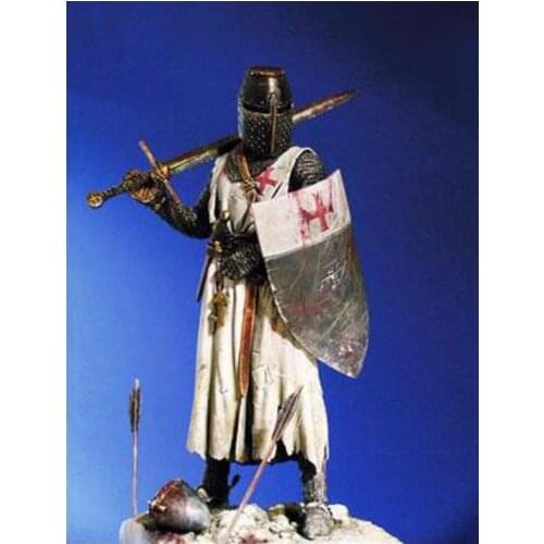 New Unassembled 1/18 90mm Ancient Templar Knight Fantasy Figure ancient Resin Kit DIY Toys Unpainted resin model