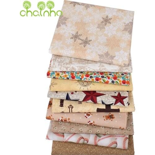 Printed Plain Cotton Fabric,Patchwork Cloth,Khaki Color,Of Handmade DIY Quilting & Sewing Crafts,Cushion,Bag Textile Material