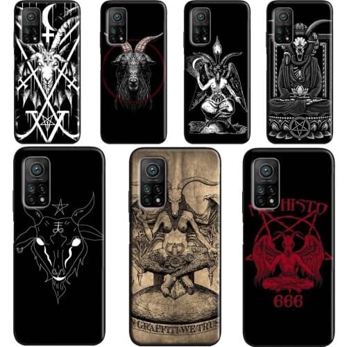 Pentagram Baphomet Satan For POCO F3 F1 F2 M3 X3 Pro Cover For Xiaomi Mi 11 Ultra 10T Pro Note 10 Lite Phone Case