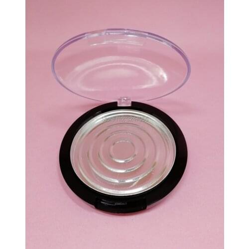 10/30/50pcs Round Empty Plastic Eyeshadow Powder Case,DIY Clear Cosmetic Blusher Compact Container,Professional Lipstick Sub Jar