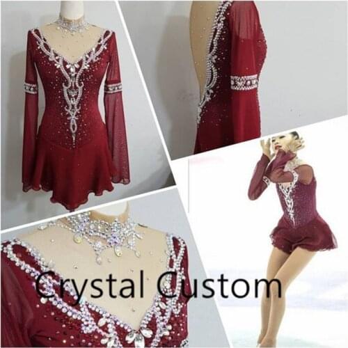 Girls Figure Skating Dress New Brand Ice Skating Dresses Custom-made For Competition DR4830