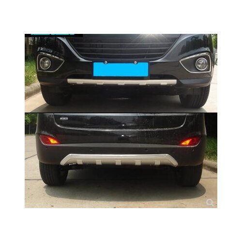 Fit for 2009-2015 Hyundai ix35 Front&Rear Bumper Protector Sills External Car Accessories 3PCS/SET
