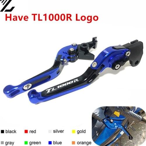 For Suzuki TL1000S 1997-2001 TL1000R 1998-2003 2002 2003 Adjustable Folding Extendable Motorcycle Brake Clutch Levers