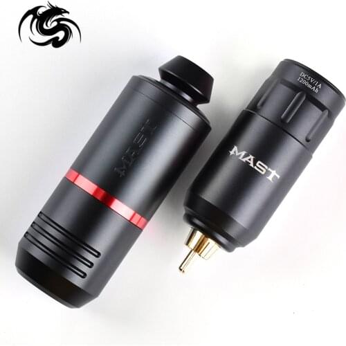 Powerful Dragonhawk Mast Tattoo Rotary Pen Machine Coreless Motor Permanent Makeup Needle Cartridges Mast Wireless Power Supply