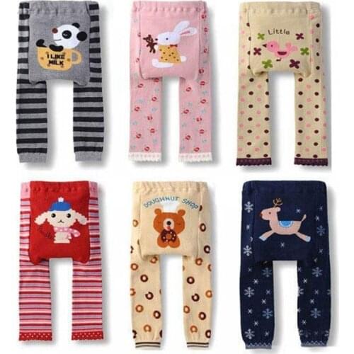Spring Summer Girls Leggings Baby Children Cartoon PP Pants Trousers Toddler Classic Long Pants Kids Baby Leggings